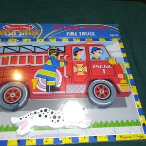 mellissa and doug chunky firetruck puzzle